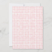 Een kleine lieverd Valentijns's meisje Baby shower Kaart (Achterkant)