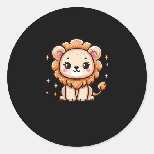 Een kleine Lion Sticker (Voorkant)