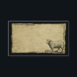 Een kleine Lone Sheep - Prim Biz-kaarten Visitekaartje<br><div class="desc">Prim, Primitief, en gestileerde visitekaartjes, klaar voor uw volledige aanpassing.</div>