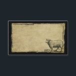 Een kleine Lone Sheep - Prim Biz-kaarten Visitekaartje<br><div class="desc">Prim,  Primitief,  en  gestileerde visitekaartjes,  klaar voor uw volledige aanpassing.</div>