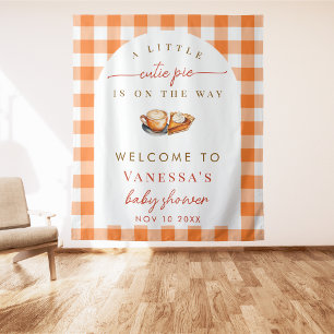 Een Kleine Malse Taart Herfst Thema Baby Shower Ac Wandkleed