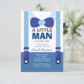 Een kleine man baby shower-kaart kaart (Staand voorkant)