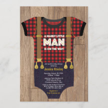 Een kleine Man Lumberjack Baby shower