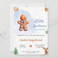Een kleine meneer is op weg naar het Baby shower