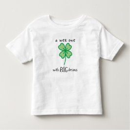 Een kleine met BIG dreams peuter T-shirt