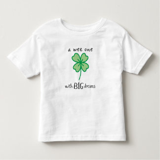 Een kleine met BIG dreams peuter T-shirt
