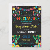 Een kleine muchacho baby shower uitnodiging (Voorkant)