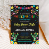 Een kleine muchacho baby shower uitnodiging