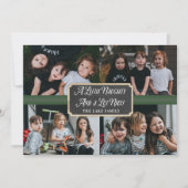 Een kleine Naughty en veel leuke fotofeestkaart Feestdagenkaart (Voorkant)