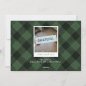 Een kleine Naughty en veel leuke fotofeestkaart Feestdagenkaart (Achterkant)