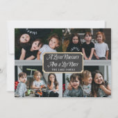 Een kleine Naughty en veel leuke fotofeestkaart Feestdagenkaart (Voorkant)