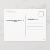 Een kleine Naughty persoonlijke foto van Dog Pet Feestdagenkaart (Achterkant)