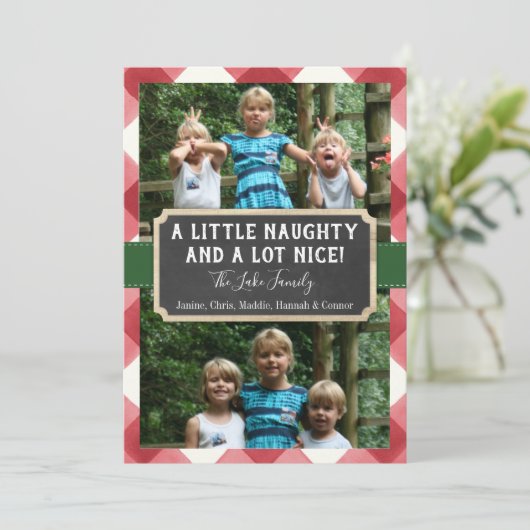 Een kleine nauwer en een mooie fotovakantiekaart (Staand voorkant)