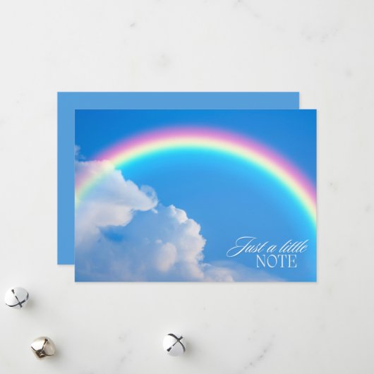 Een kleine notitie Kaart (Voorkant / Achterkant in situ)