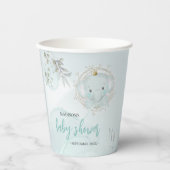 Een kleine Olifant Boy Baby shower Paper Cup Papieren Bekers (Voorkant)
