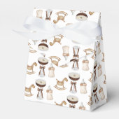 Een kleine op de weg Espresso Martini Baby shower Bedankdoosjes (Voorkant Zijde)