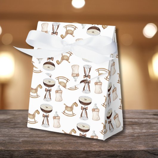 Een kleine op de weg Espresso Martini Baby shower Bedankdoosjes