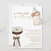 Een kleine op de weg Espresso Martini Baby shower Kaart (Voorkant)