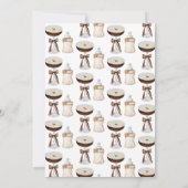 Een kleine op de weg Espresso Martini Baby shower Kaart (Achterkant)