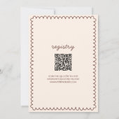 Een kleine op de weg Espresso Martini Baby shower Kaart (Achterkant)