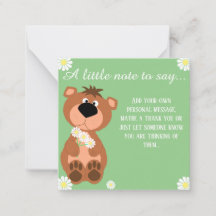 Een kleine opmerking om te zeggen: denken aan je E