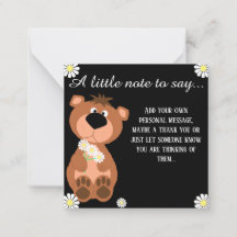 Een kleine opmerking om te zeggen: denken aan je E