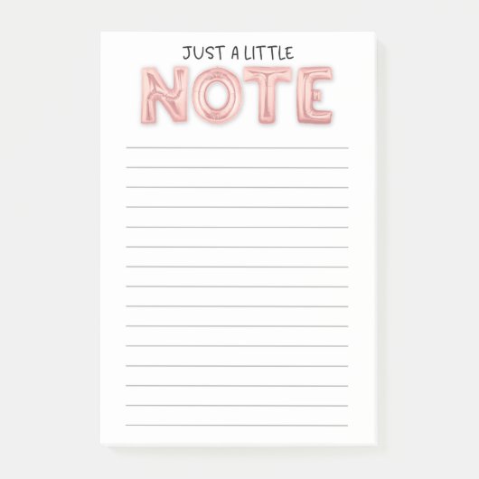 Een kleine opmerking: post it notes (Voorkant)