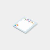 Een kleine opmerking van de preschool post-it post-it® notes (Schuin)