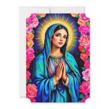 Een kleine opmerking Virgin Mary Voeg tekst Kaart