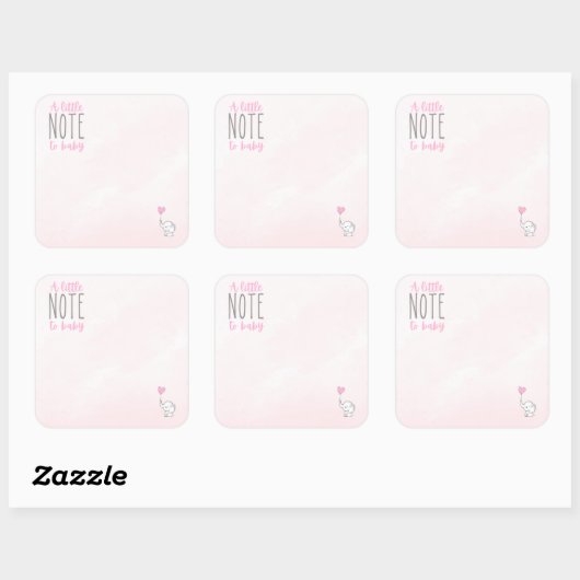 Een kleine opmerking voor Baby Sticker Inside Book (Vel)