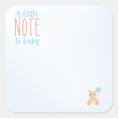 Een kleine opmerking voor Baby Sticker Inside Book (Voorkant)