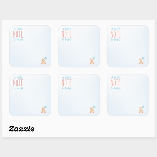 Een kleine opmerking voor Baby Sticker Inside Book (Vel)