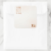 Een kleine opmerking voor Baby Sticker Inside Book (Tas)