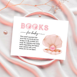 Een kleine parel is onderweg Boeken voor Baby Informatiekaartje