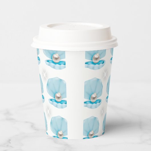 Een kleine parel is onderweg Paper cup Papieren Bekers (Links)