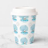 Een kleine parel is onderweg Paper cup Papieren Bekers (Achterkant)