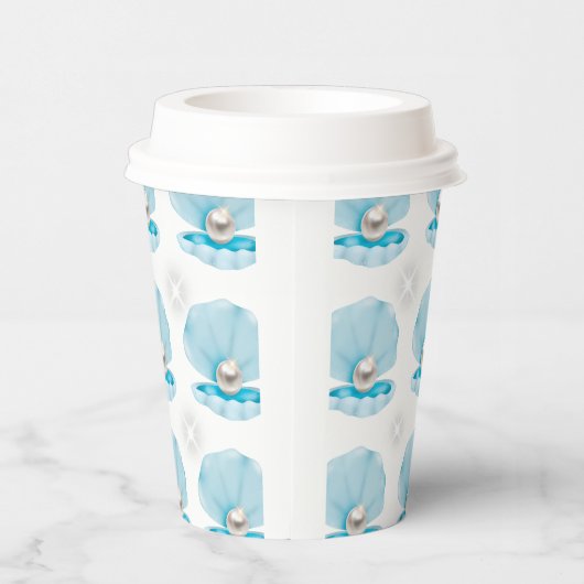 Een kleine parel is onderweg Paper cup Papieren Bekers (Rechts)