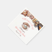 Een kleine parel onder het Zee meisje Baby shower Servet (Hoek)