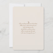 Een kleine pinda Baby shower olifant Kaart (Achterkant)