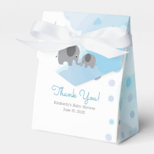 Een kleine pinda Elephant Boy Baby shower Bedankdoosjes