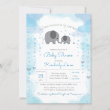 Een kleine pinda Elephant Boy Baby shower