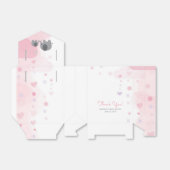 Een kleine pinda Elephant Girl-Baby shower Bedankdoosjes (Uitgevouwen)