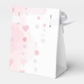 Een kleine pinda Elephant Girl-Baby shower Bedankdoosjes (Achterkant)