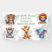 Een kleine pinda is onderweg | BABY SHOWER Spandoek (Horizontaal)