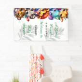 Een kleine pinda is onderweg | BABY SHOWER Spandoek (Insitu)