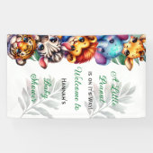 Een kleine pinda is onderweg | BABY SHOWER Spandoek (Horizontaal)