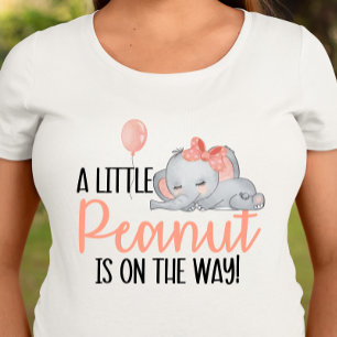 Een kleine pinda is onderweg, Baby shower T-shirt