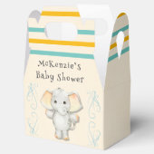 Een kleine pinda is onderweg naar het baby shower  bedankdoosjes (Geopend)