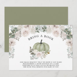 Een kleine pomkin Birthday Sage Floral Kaart