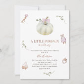 Een kleine pomkin Boho  speelgoedBaby shower Kaart (Voorkant)